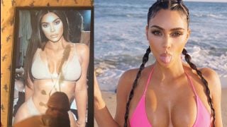 Kim Kardashian Cum Tributes